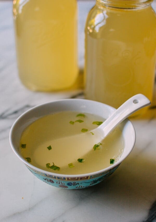Pork and Chicken Stock, by thewoksoflife.com