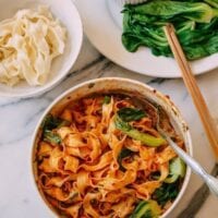 Hot Pot Sauce Noodles, by thewoksoflife.com