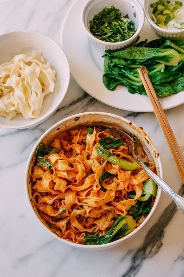 Hot Pot Sauce Noodles, by thewoksoflife.com