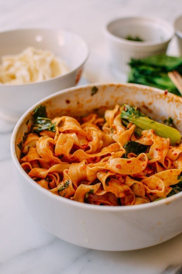 Hot Pot Sauce Noodles, by thewoksoflife.com