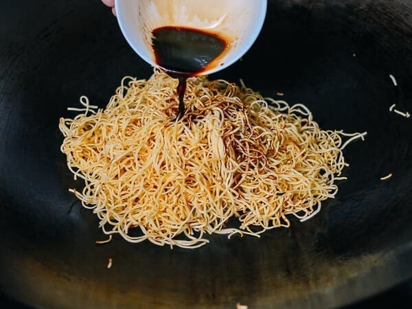 Vegetable Chow Mein Noodles, by thewoksoflife.com