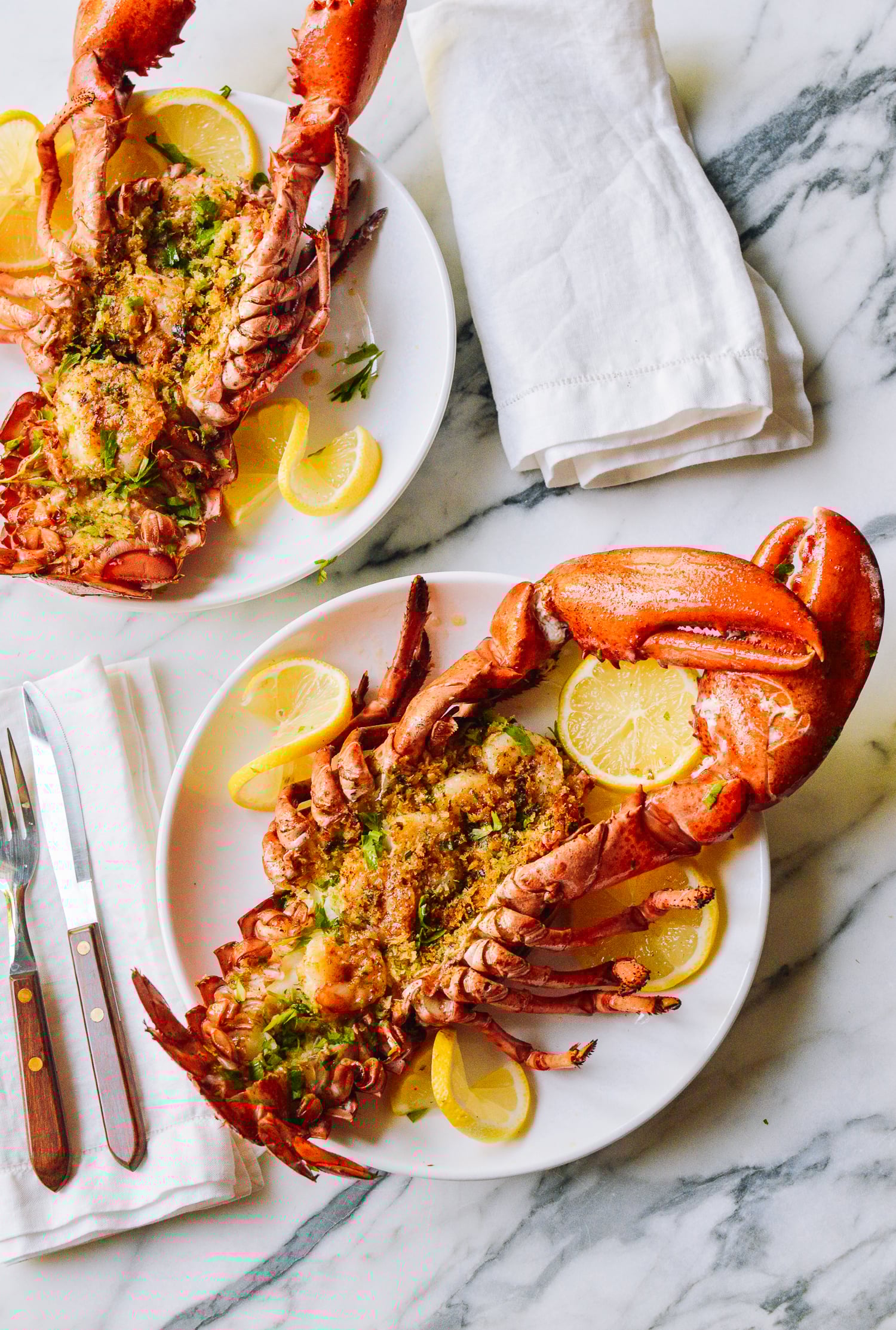 Stuffed Lobster with Shrimp