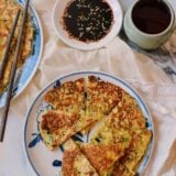 Chinese Zucchini Pancakes, by thewoksoflife.com