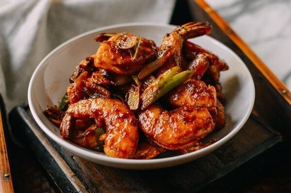 Ketchup Shrimp Stir-fry, by thewoksoflife.com