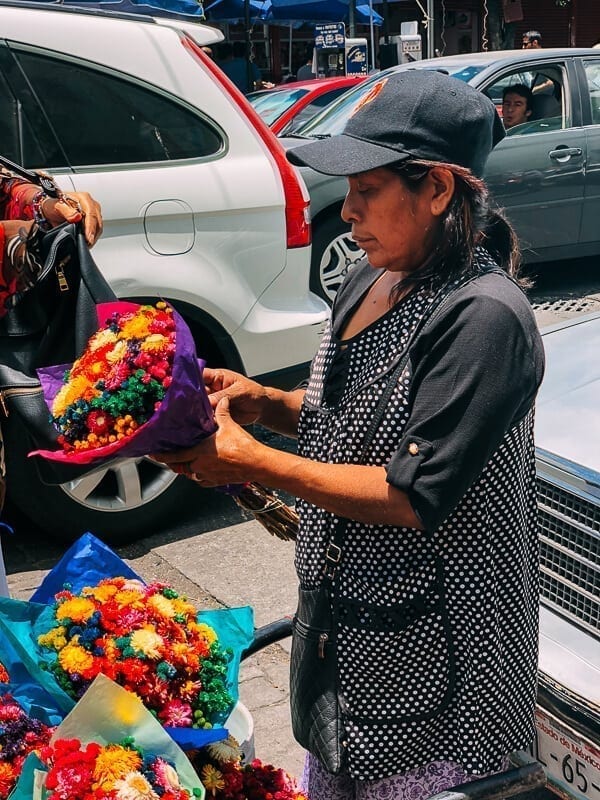 Flowers in mexico city