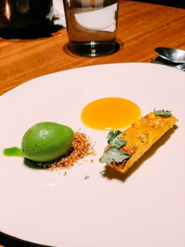 Pujol Grilled Pineapple Dessert
