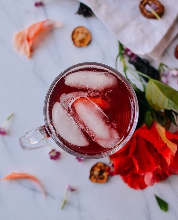 Sour Plum Drink (Suan Mei Tang - 酸梅汤), by thewoksoflife.com