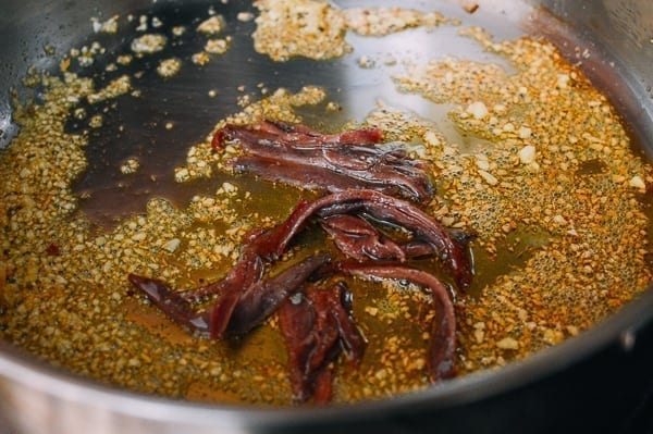 Spaghetti with Breadcrumbs & Anchovies, by thewoksoflife.com