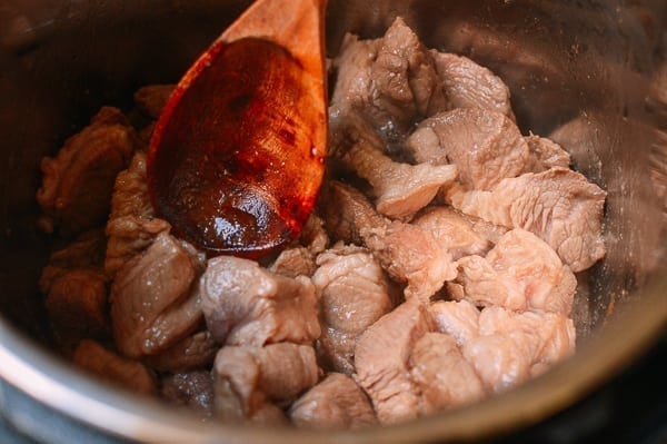 Instant Pot Braised Pork Buns, by thewoksoflife.com