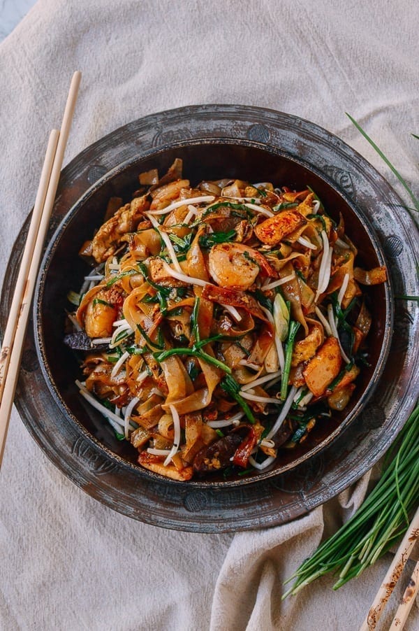 Char Kway Teow Malaysian Stir-fried Rice Noodles, by thewoksoflife.com