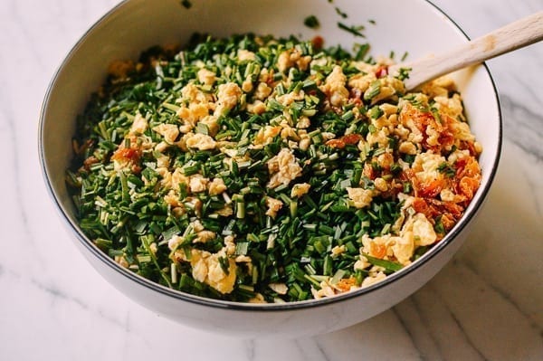 Chinese Garlic Chive "Boxes," by thewoksoflife.com