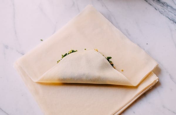 Chinese Garlic Chive "Boxes," by thewoksoflife.com