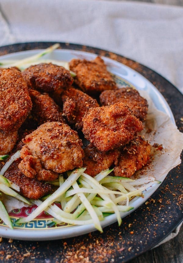 Homemade Chicken Nuggets with Sichuan Spices, by thewoksoflife.com