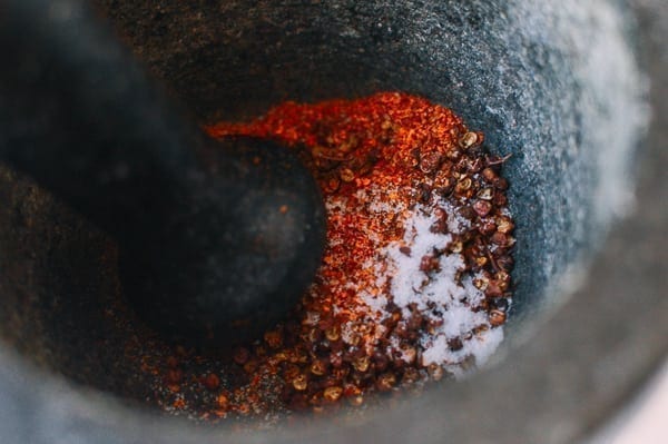 Homemade Chicken Nuggets with Sichuan Spices, by thewoksoflife.com