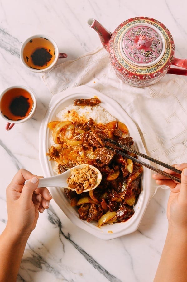 Instant Pot Braised Curry Beef, by thewoksoflife.com