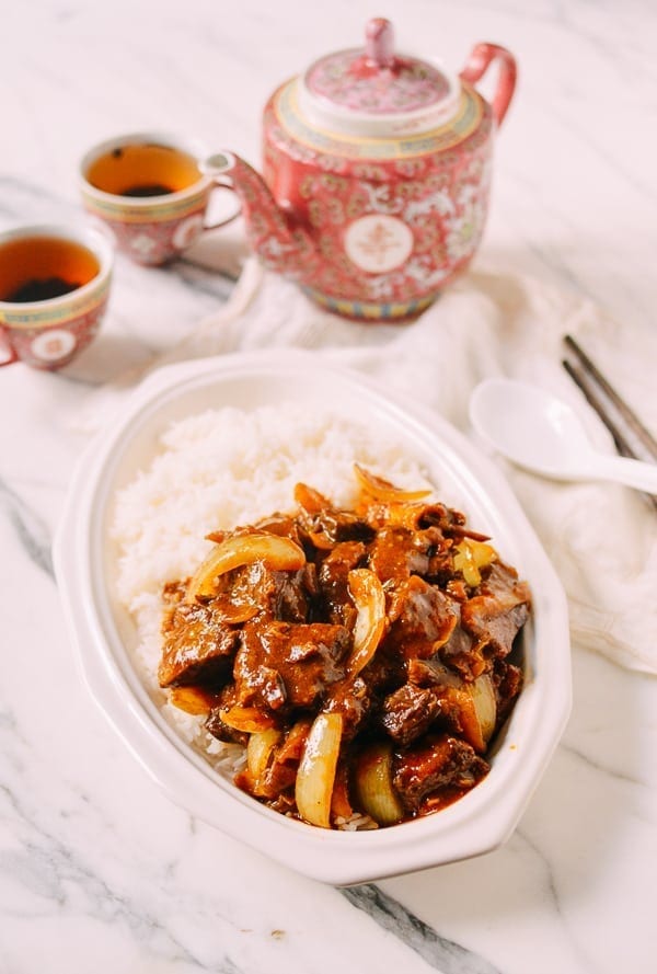 Instant Pot Braised Curry Beef, by thewoksoflife.com
