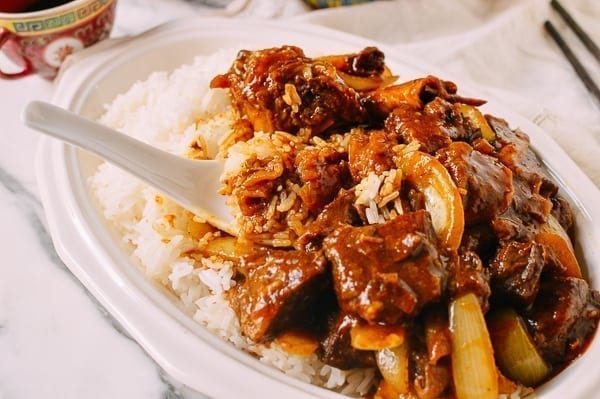 Instant Pot Braised Curry Beef, by thewoksoflife.com