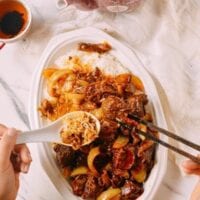 Instant Pot Braised Curry Beef, by thewoksoflife.com