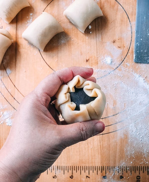 Su-Style Red Bean Mooncakes, by thewoksoflife.com