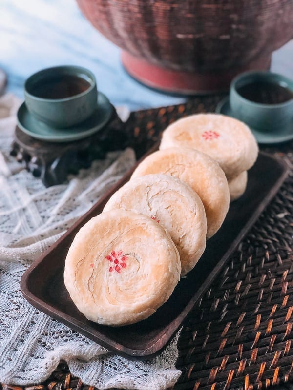 Su-Style Red Bean Mooncakes, by thewoksoflife.com