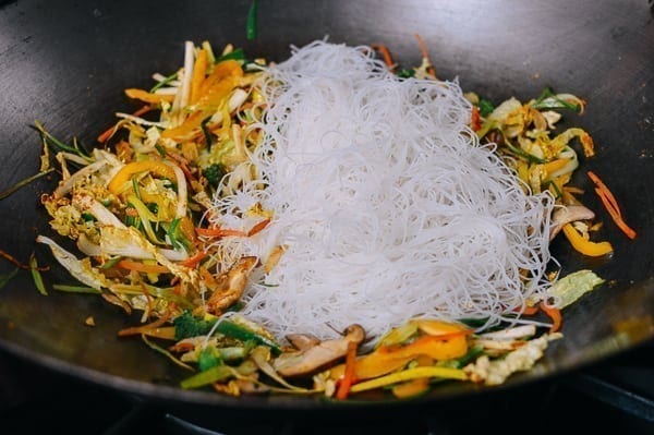 Vegetarian Singapore Noodles, by thewoksoflife.com