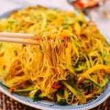 Vegetarian Singapore Noodles, by thewoksoflife.com