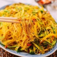 Vegetarian Singapore Noodles, by thewoksoflife.com