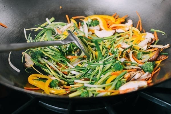 Vegetarian Singapore Noodles, by thewoksoflife.com