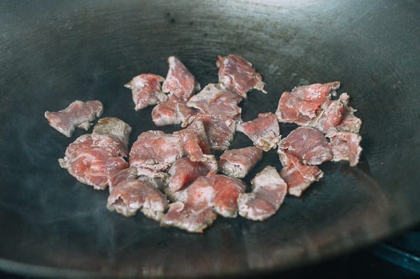 Saucy Beef Chow Ho Fun Noodles, by thewoksoflife.com