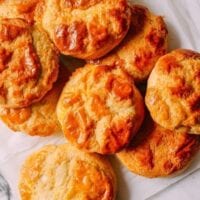 Chinese Pineapple Buns with Roast Pork Filling, by thewoksoflife.com