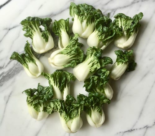 dwarf bok choy by thewoksoflife.com