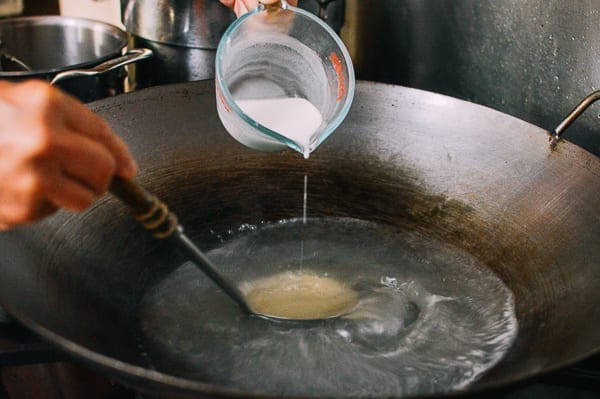 Shepherd's Purse Tofu Soup, by thewoksoflife.com