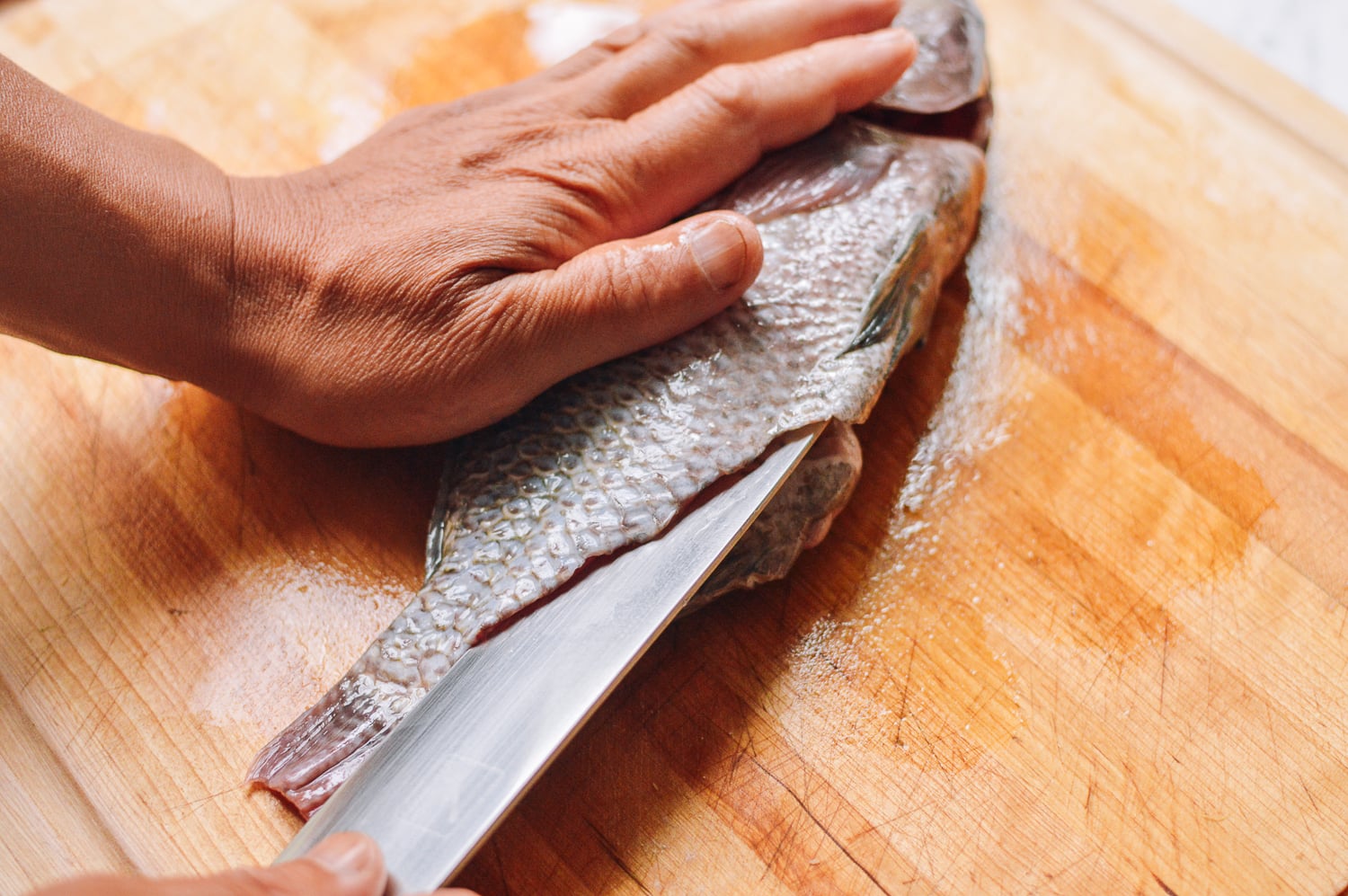 Steamed Tilapia: Hunan-Style Whole Fish, by thewoksoflife.com