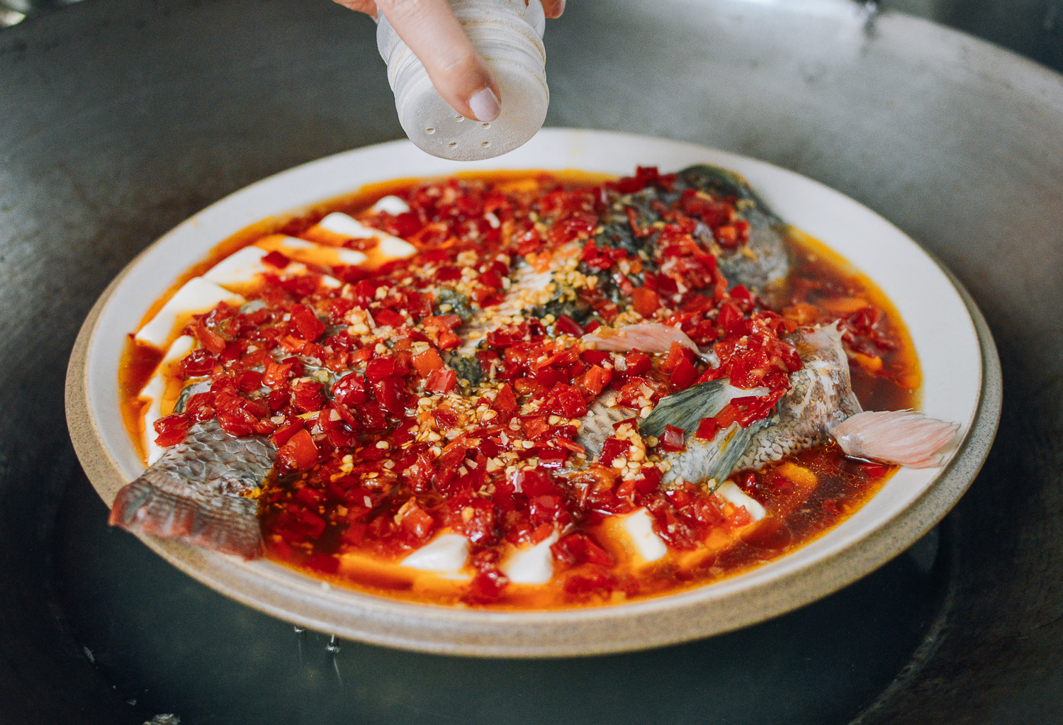 Steamed Tilapia: Hunan-Style Whole Fish, by thewoksoflife.com