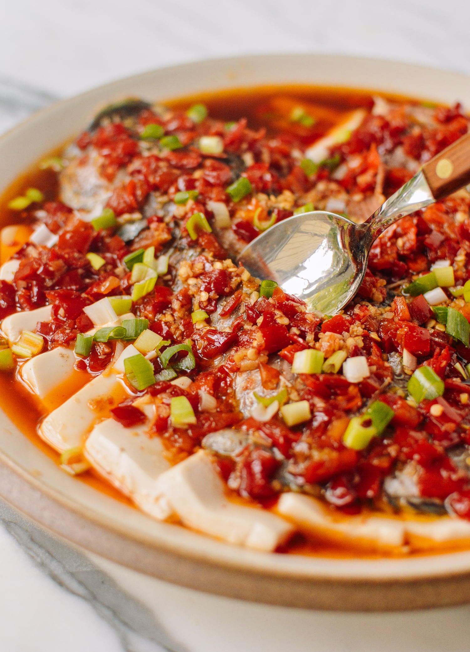 Steamed Tilapia: Hunan-Style Whole Fish, by thewoksoflife.com