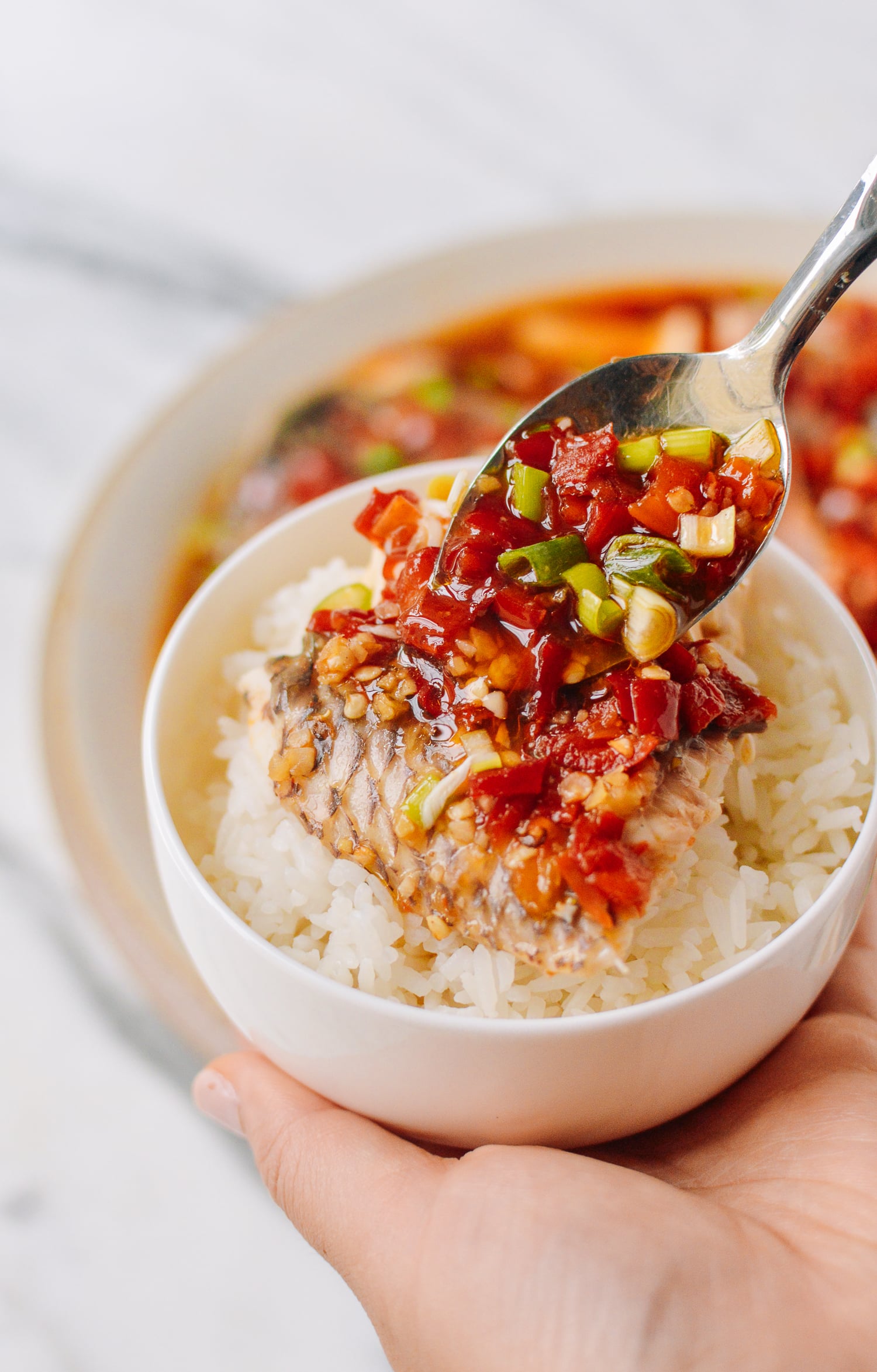Steamed Tilapia: Hunan-Style Whole Fish, by thewoksoflife.com
