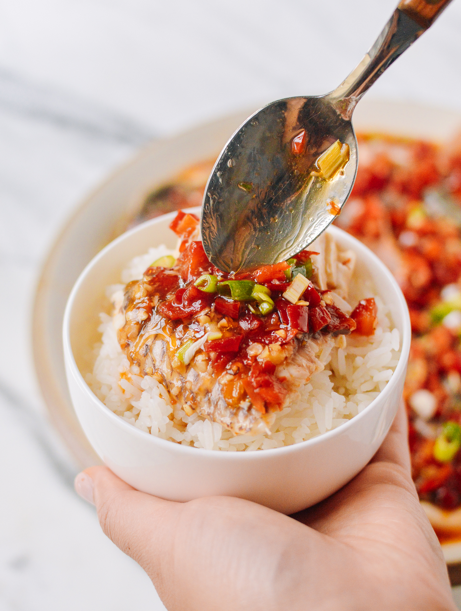 Steamed Tilapia: Hunan-Style Whole Fish, by thewoksoflife.com