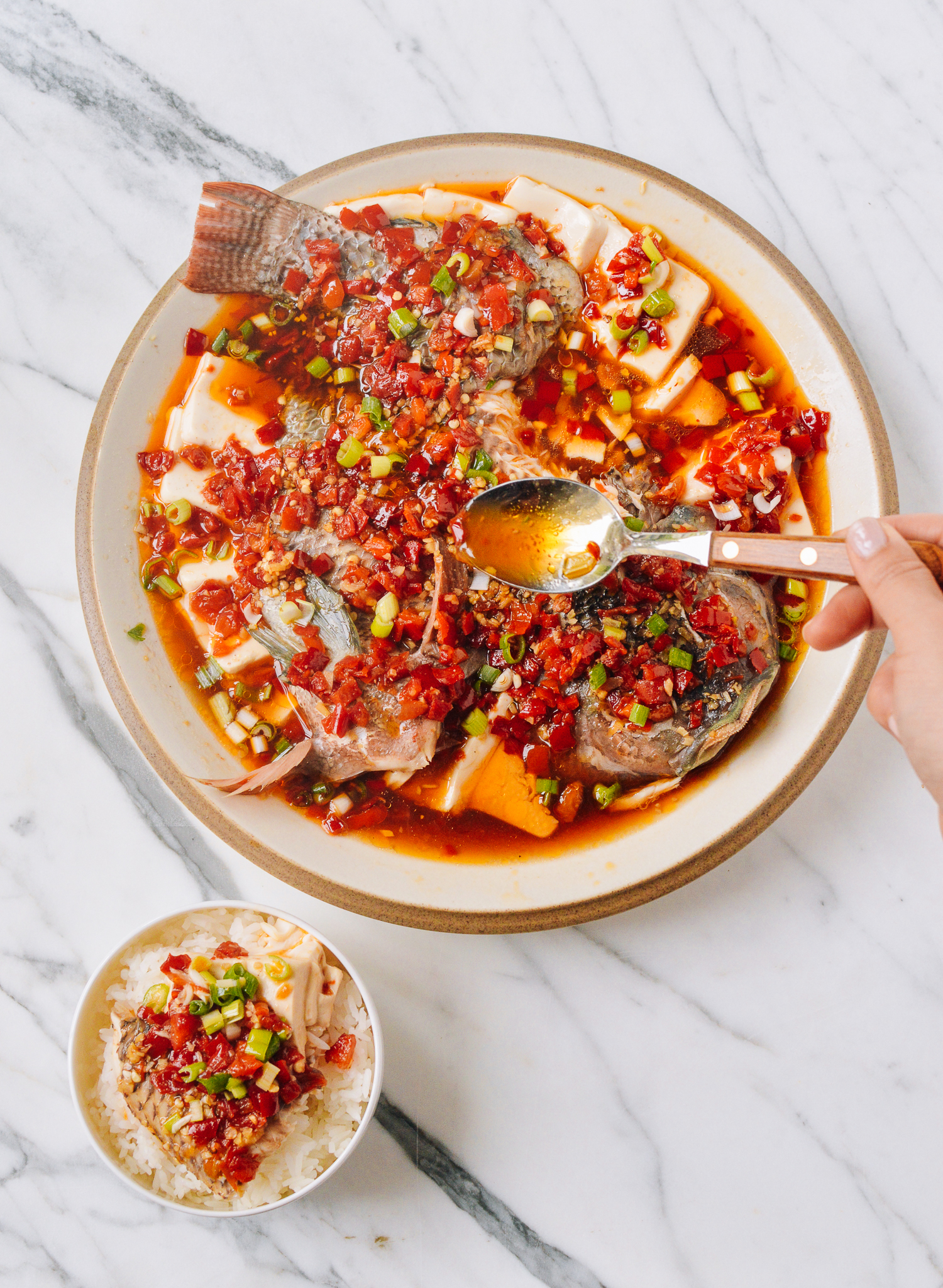 Steamed Tilapia: Hunan-Style Whole Fish, by thewoksoflife.com