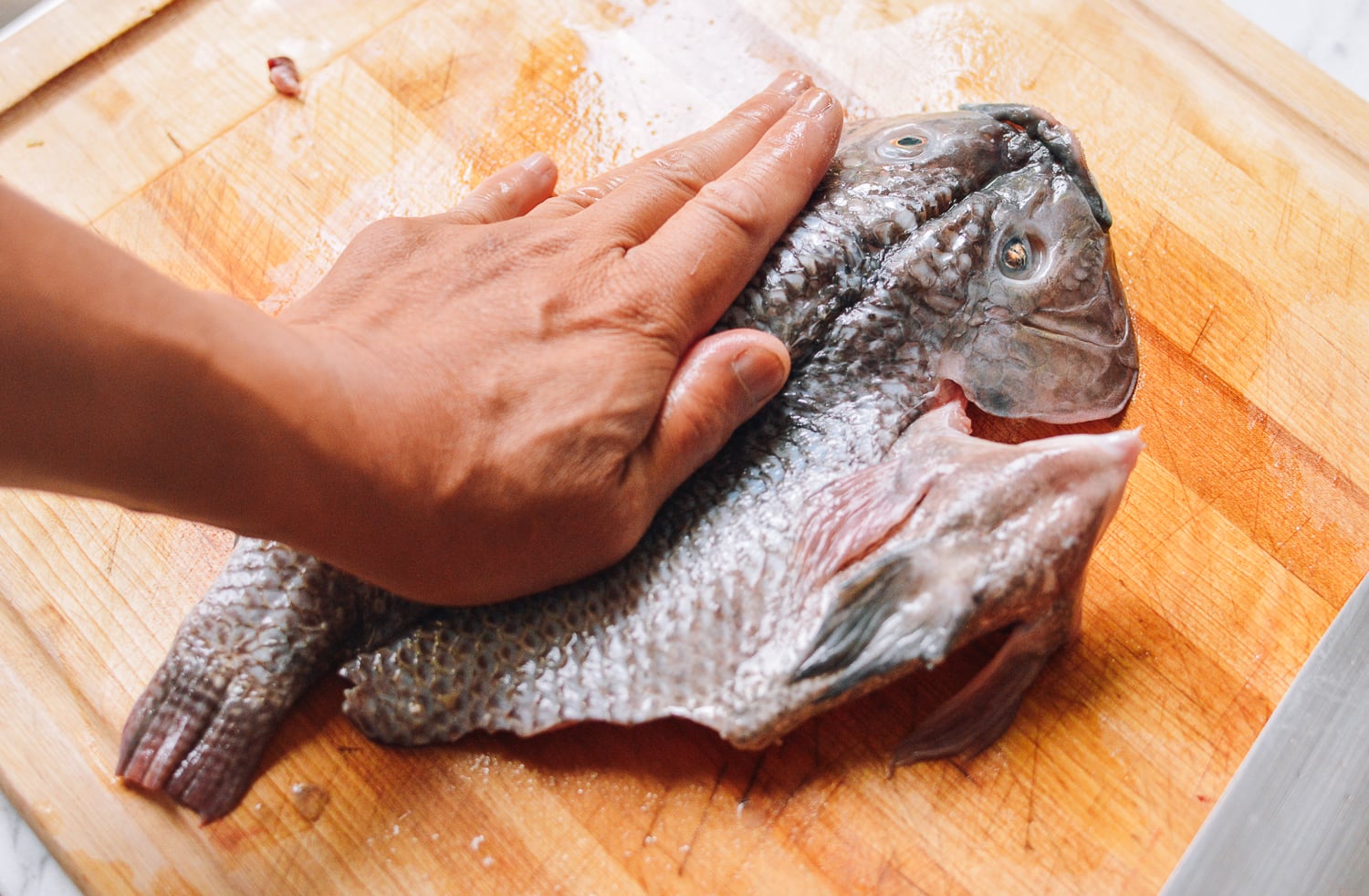 Steamed Tilapia: Hunan-Style Whole Fish, by thewoksoflife.com