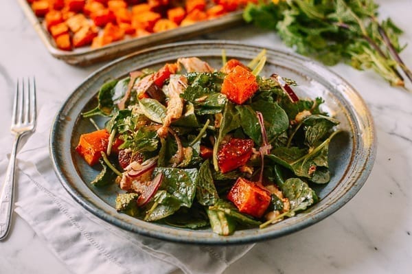 Thai Chicken Salad with Red Curry Butternut Squash, by thewoksoflife.com