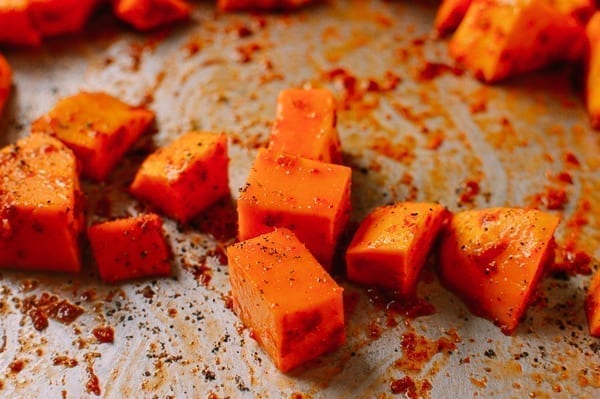 Thai Chicken Salad with Red Curry Butternut Squash, by thewoksoflife.com