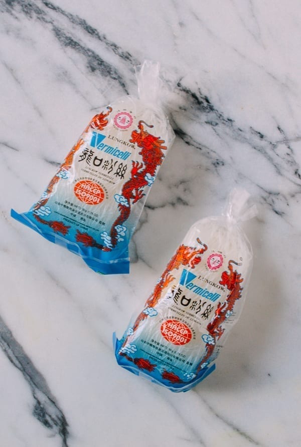 Stir Fried Cabbage with Glass Noodles, by thewoksoflife.com