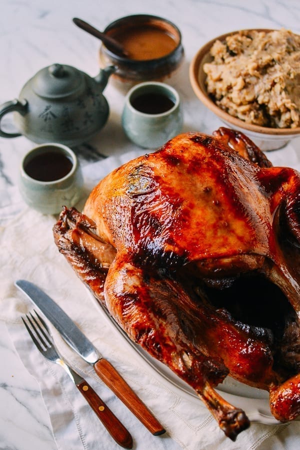 Honey Glazed Cantonese Turkey, by thewoksoflife.com