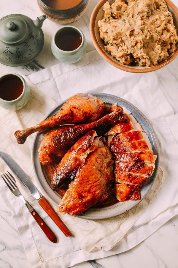 Honey Glazed Cantonese Turkey, by thewoksoflife.com