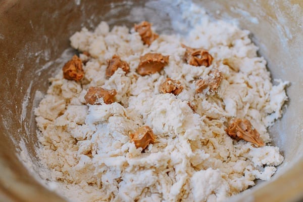 Peanut Butter & Jelly Scones, by thewoksoflife.com