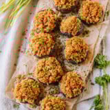 Classic, Easy Stuffed Mushrooms, by thewoksoflife.com