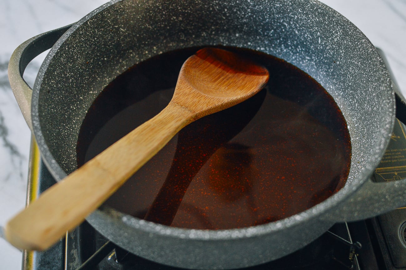making sukiyaki base
