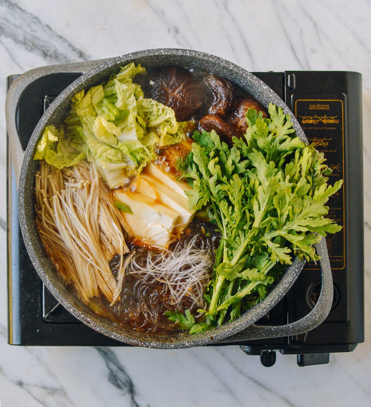 making sukiyaki