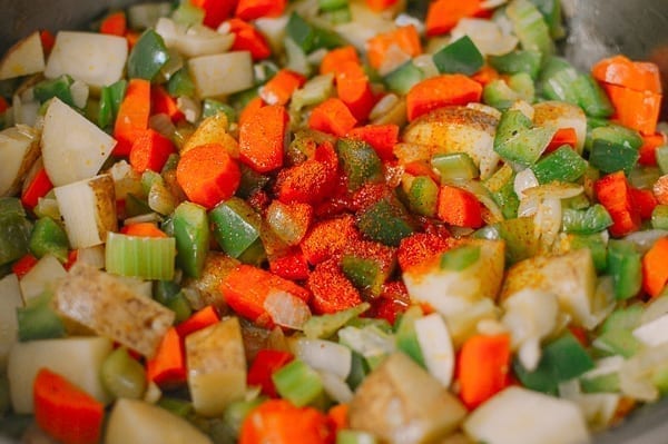 Spanish Chicken Stew, by thewoksoflife.com