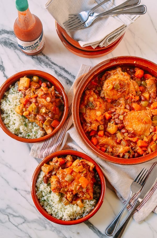 Spanish Chicken Stew, by thewoksoflife.com